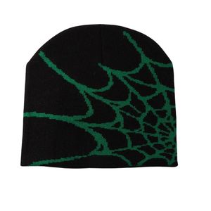 Unisex Spider Web Printed Knit Beanie <b>Hat</b> <b>Winter</b> Warm Pink Skull Cap Y2K Streetwear Skullcap Custom Wholesale Beanies Casual <b>Hat</b> - Product Image 3