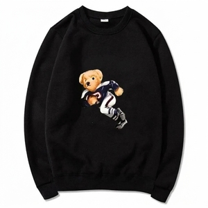 Sudadera Cómoda y Versátil de Invierno con Estampado de Oso, de Forro Polar, Unisex, Servicio OEM para Hombre y Mujer - Product Image 4