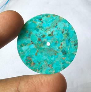 Cadran de montre en pierre naturelle turquoise composite de 21,50 mm, cadran personnalisé NH35 NH36 ETA 2824 PT5000 ST2130 a K Gems Model Dial-10023w - Product Image 4