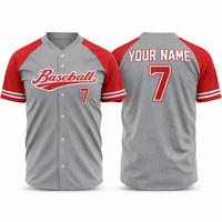 Maillots de baseball personnalisés pour adultes, respirants, en maille 100% polyester, manches courtes, pour écoles, voyages, clubs, ligues, sublimés, OEM