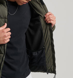Veste matelassée imperméable en duvet d'oie de qualité supérieure, sur mesure, grande taille, avec capuche, pour l'extérieur, légère, style bubble jacket - Product Image 5