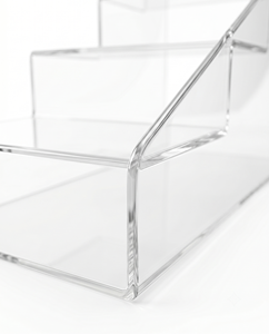 Meilleure vitrine moderne en acrylique transparent, écologique, avec étagères personnalisables et revêtement UV, installation autocollante - Product Image 1