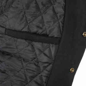 Veste de style universitaire High Street, qualité supérieure, veste pour homme 8 Ball avec fermeture à capuche en fourrure, véritable cuir souple - Product Image 2