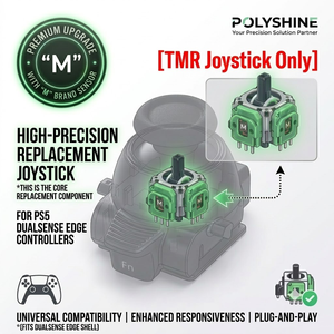 อะไหล่แท่งควบคุมไร้สายสีเขียวสำหรับรุ่น 5 ที่ทำจากพลาสติกและโลหะ - Product Image 1