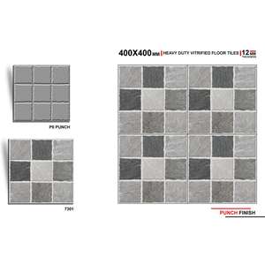 Carreaux de stationnement numériques en porcelaine 40x40 pour l'extérieur en céramique antidérapante finition mate 400x400mm disponible 9mm/12mm d'épaisseur - Product Image 4