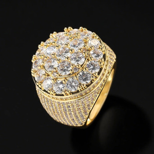 Anillo de Flores Personalizado Estilo Hip Hop, Chapado en Rodio, Plata de Ley 925, Anillo de Boda para Él y Ella, Joyería para Fiestas - Product Image 6