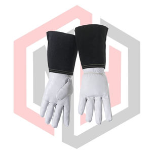 Gants de soudage TIG en cuir grainé, antistatiques, anti-chaleur, anti-coupure, résistants à la déchirure, sans silicone, sans poudre, respirants, stériles - Product Image 3