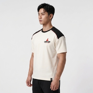 เสื้อยืดผู้ชายพรีเมียมสำหรับใส่ทุกวัน แขนสั้น เนื้อผ้านุ่ม สวมใส่สบาย ทรงทันสมัย เหมาะสำหรับใส่ลำลอง - Product Image 5