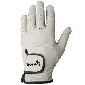 Gants de golf en cuir véritable à doigts entiers, légers, respirants, de haute qualité, avec logo personnalisable, unisexes, vente en gros - Product Image 1