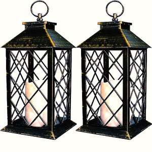 Farol Decorativo de Acero Galvanizado de Primera Calidad para Exteriores, Farol de Metal Galvanizado para Decoración del Hogar y Jardín - Product Image 6