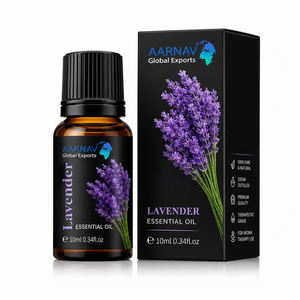 Aceite Esencial de Lavanda AARNAV 10ml Puro y Natural Destilado al Vapor Grado Terapéutico para Aromaterapia - Product Image 1