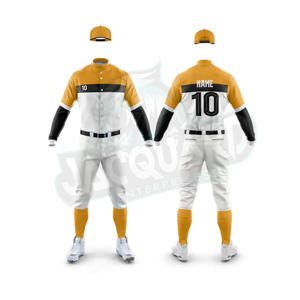 Uniforme de baseball sur mesure fabriqué en usine à bas prix, service OEM, dernier modèle d'uniforme de baseball - Product Image 4