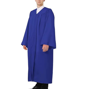 Túnica de Graduación Unisex de Satén, Túnica de Coro de Poliéster, Ropa de Actuación para Ceremonia, para Adultos - Product Image 1