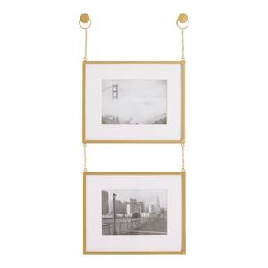 Handcrafted Metal And Glass Photo <b>Frame</b> With Premium Quality Finish For Elegant Home And Office Decor - Product Image 1