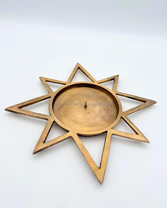 เชิงเทียนเหล็กทำมือสไตล์หรูหรา ที่วางเทียนคริสต์มาส ของตกแต่งบ้าน โคมไฟลวดลายย้อนยุค ชุดของตกแต่ง ทนทาน - Product Image 2