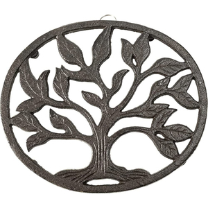 Iron Metal Trivets for Home Kitchen Use Heat Resistant Countertop <b>Protectors</b> Modern Hollow Hibiscus Flower Design Eco-Friendly - Product Image 6