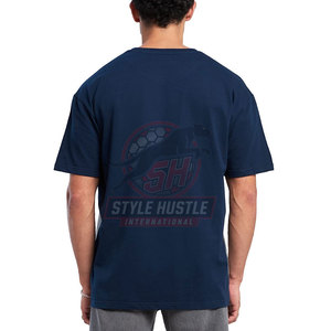 Camisetas Extra Grandes para Hombre, 100% Algodón, de la Mejor Calidad, Nuevo Estilo, Corte Holgado, con Logotipo Personalizado Impreso, Ropa de Verano - Product Image 2