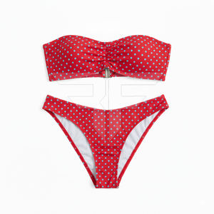 Conjunto de Bikini de Dos Piezas con Estampado Animal para Mujer, Cintura Alta, Secado Rápido, Transpirable, Ajuste Cómodo, Logotipo Frontal OEM - Product Image 4