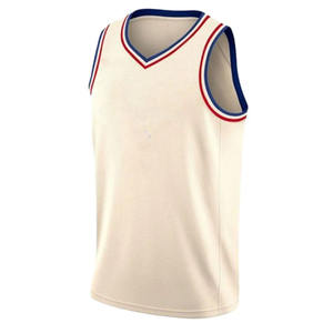 Maillot de sport en tissu mesh imprimé aux couleurs personnalisées, haute qualité, respirant, unisexe, pour équipe de basketball - Product Image 1