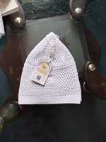 Chapeau de prière islamique Kufi pour hommes, export, premium, 100% coton, tissu maillé, broderie à la main, gaufré, ajustable, respirant, ethnique