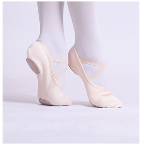 Zapatillas de Gimnasia Personalizadas para Adultos y Niños, de Cuero Negro y Blanco con Suela de Goma, para Vestir, Bailar, Usar en el Escenario, Ballet, Personalizadas para Niñas - Product Image 5