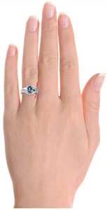 Anillo de compromiso de alejandrita, anillo de plata maciza, anillo de alejandrita para mujer, anillo de alejandrita de laboratorio, anillo de aniversario con piedra de nacimiento de junio - Product Image 4