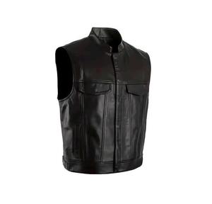 Veste de moto en cuir sur mesure de haute qualité pour hommes, coupe classique et durable - Product Image 3
