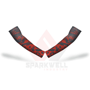 Manchons de compression respirants à imprimé camouflage SPARKWELL INDUSTRIES, unisexes, anti-UV, 100 % polyester, pour le cyclisme et les sports de plein air - Product Image 2