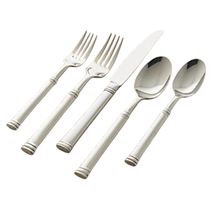 Ensemble de couverts en acier inoxydable au design moderne, finition miroir, compatible lave-vaisselle, pour mariage et usage domestique, ensembles de couverts faits à la main - Product Image 6