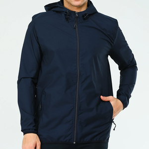 <b>Men's</b> Waterproof Hooded Windbreaker <b>Jacket</b> Custom Outdoor Wear <b>Lightweight</b> Polyester <b>Rain</b> Resistant Windbreaker <b>Jacket</b> For Sale - Product Image 1