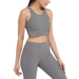 Conjuntos de Yoga para Gimnasio y Fitness con Logotipo Personalizado al por Mayor, Leggings de Yoga para Mujer con Tops, Conjunto de Entrenamiento de Dos Piezas para Mujer, Conjuntos de Ropa de Yoga - Product Image 4