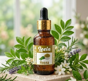 Aceite de Fragancia Heena Premium, Aroma Herbal Terroso Rico - Product Image 3