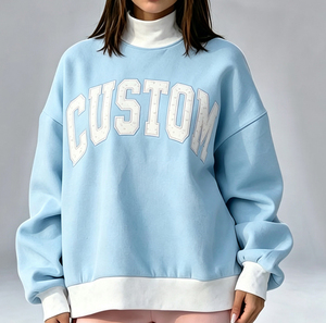 Sudadera Oversize de Cuello Alto para Mujer, Holgada, Casual, Cómoda, de Manga Larga, Relajada, Moderna para el Día a Día - Product Image 3