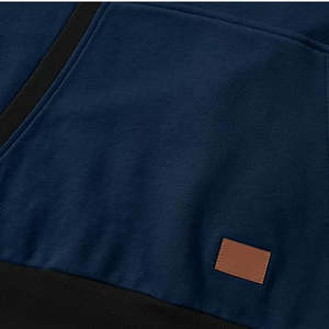 Sweat à capuche polaire pour homme, coupe décontractée, style streetwear urbain, vente en gros OEM, vêtements d'hiver - Product Image 2