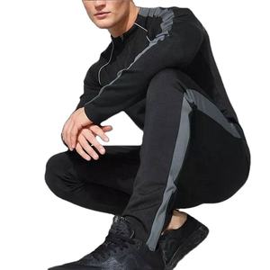 2026 personalizado ligero cuello simulado con pecho cremallera larga diseñador manga larga raglán Jersey correr gimnasio hombres chándal - Product Image 1