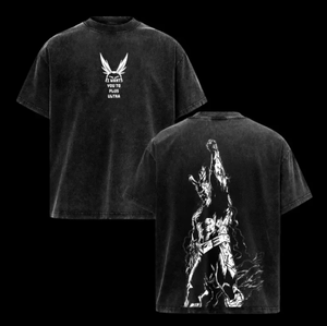 Camiseta con estampado de Anime My Hero Academia All Might para hombre, ropa de manga corta, camiseta informal de algodón, camiseta Retro lavada, camisetas Harajuku - Product Image 2