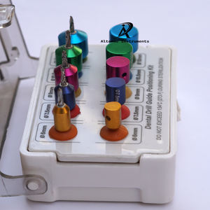 Kit de Posicionamiento para Taladro Dental en Cirugía de Implantes con Fundas Codificadas por Colores, Juego de Brocas de Acero Inoxidable Anodizado - Product Image 4