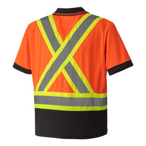 Gilet unisexe de haute qualité à prix avantageux, couleur personnalisée, respirant, en polyester, réfléchissant, t-shirts de sécurité pour hommes à manches longues, haute visibilité - Product Image 2