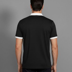 Polo Moderno para Hombre, Tela Elástica, Manga Corta, Cuello Clásico, Corte Ajustado, Cómodo, Transpirable, Ropa Casual para el Trabajo y en Oferta - Product Image 5