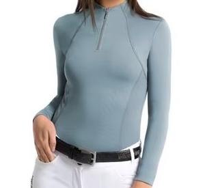 T-shirt d'équitation pour homme, vêtements d'équitation d'hiver, tissu tissé à séchage rapide, manches longues, vêtements d'extérieur pour l'équitation - Product Image 3