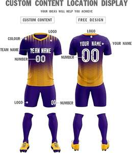 Uniforme de Fútbol sin Mangas de Último Diseño, 100% Poliéster, Nuevo Estilo, Personalizable con Logotipo Profesional para Adultos, Calidad Premium, Color Personalizado - Product Image 2