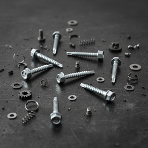 Tornillos de rosca gruesa de acero al carbono PDC Clase 4.8 6.8, galvanizados en zinc, con cabeza hexagonal, autorroscantes, disponibles para OEM, venta al por mayor de fábrica - Product Image 4