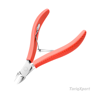 Professional Nail Cuticle Cutter <b>Remover</b> Nippers Stainless Steel Non-Slip Silicone Handle Light Green CE Toenail Gift <b>Box</b> - Product Image 2