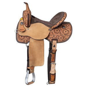 Silla de Montar Western Premium Hecha a Mano de Cuero Genuino para Carreras de Barriles y Senderismo - Fabricante, Exportador y Proveedor - Product Image 2