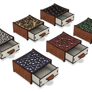 Tradebyd กล่องตกแต่งไม้ขัดเงา MDF ทันสมัยทนทานงานคราฟต์สำหรับจัดเก็บและจัดแสดง - Product Image 1