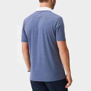 Camiseta Polo de Alta Calidad con Bordado de Tela Jacquard para Hombre, Camisetas de Golf con Logotipo Personalizado, Camisetas Polo de Manga Corta Regular - Product Image 4