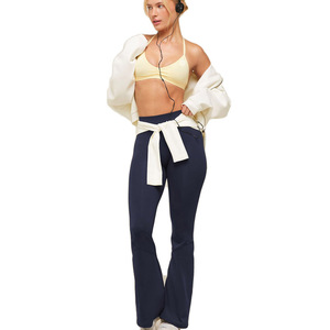Soutien-gorge de sport pour femme grande taille, dos croisé et ouvert, à bretelles, léger, séchage rapide, respirant, couleur nude - Product Image 5