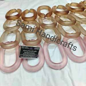 Eslabones de Cadena de Resina Epoxi Transparentes Grandes y Coloridos para Colgar en la Pared, para Proyectos Personalizados, Todos los Colores Disponibles - Product Image 3