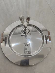 Cendrier rond classique en acier inoxydable durable et facile à nettoyer pour cadeau ou maison 2026 - Product Image 3