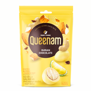 Chocolate Dragee HALAL OEM/ODM, Nueces de Almendra y Anacardo Cubiertas de Chocolate Durian, 150G, Precio al por Mayor, Snacks, Dulces - Product Image 1